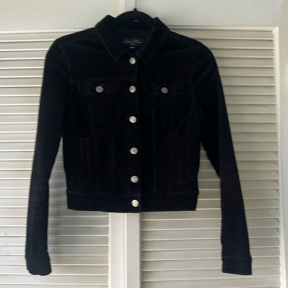 Love Tree corduroy jacket. Black size small
